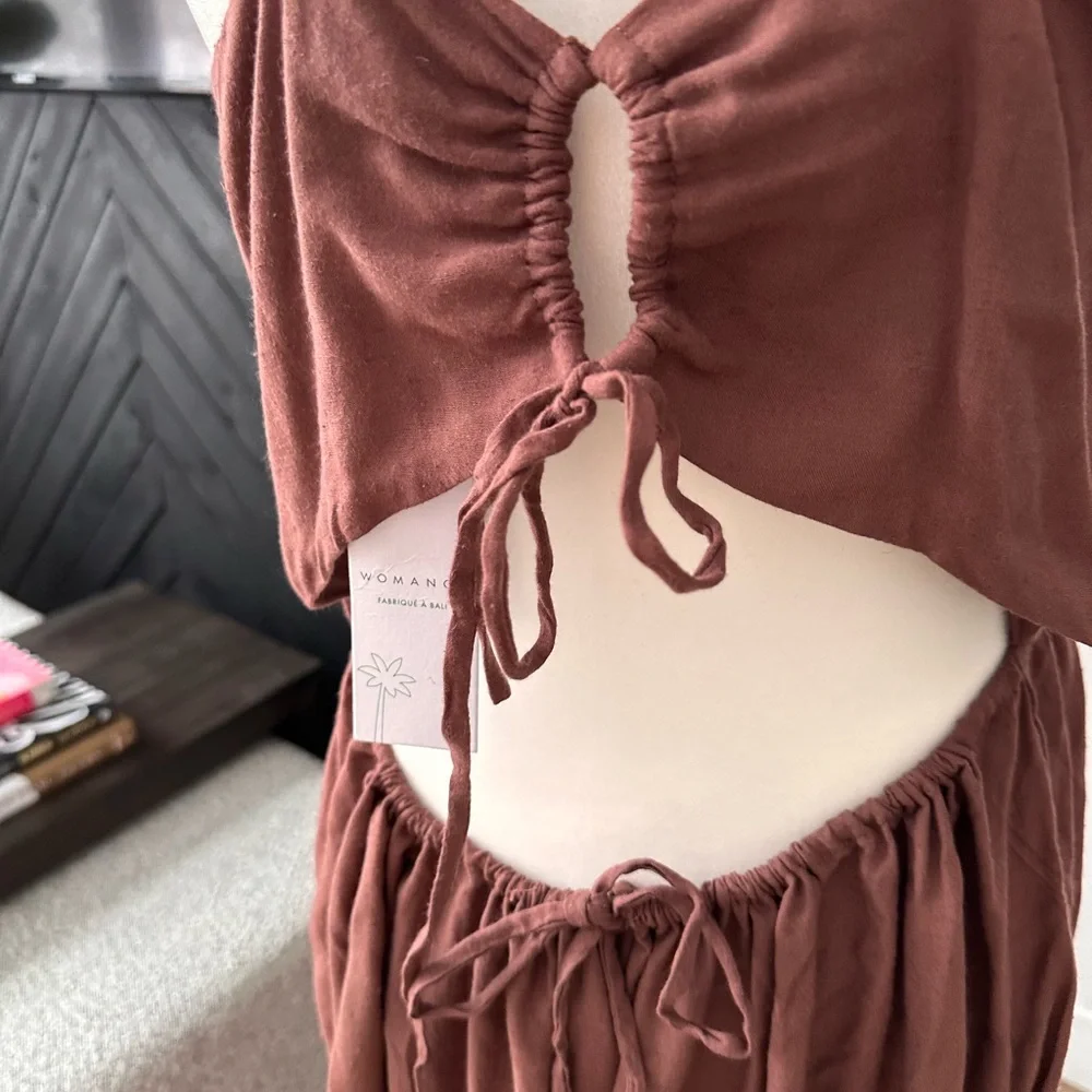 WOMANCE dress in Terra cotta - Picture 3 of 7